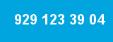 929 123 39 04 929 123 39 04